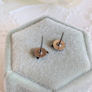 Tiny Silver Bee Earrings, Hypoallergenic Stainless Steel Posts