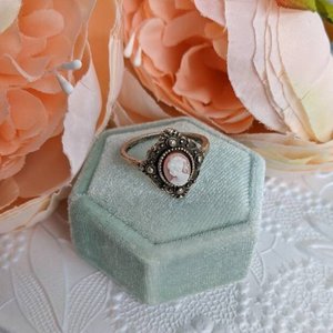 Cameo ring, Victorian cameo ring, antique replica cameo jewelry, adjustable ring, vintage style, historical jewelry, daughter gift