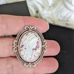 Goddess Cameo Brooch, Vintage Style Brooch Pin, Cameo Jewelry, Unique Gift, Victorian Jewelry