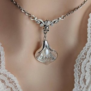 Calla Lily Pendant, Silver Flower Jewelry, Bridal Necklace, 12th Anniversary Gift for Wife