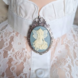 Magical Fairy Brooch, Mythical Creature Jewelry, Woodland Fae, Fairy Core