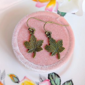 Canadian Maple Leaf Earrings, Canadian Pride Jewelry, Nature Inspired, Gift for Her