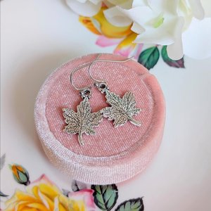 Canadian Maple Leaf Earrings, Canadian Pride Jewelry, Nature Inspired, Gift for Her