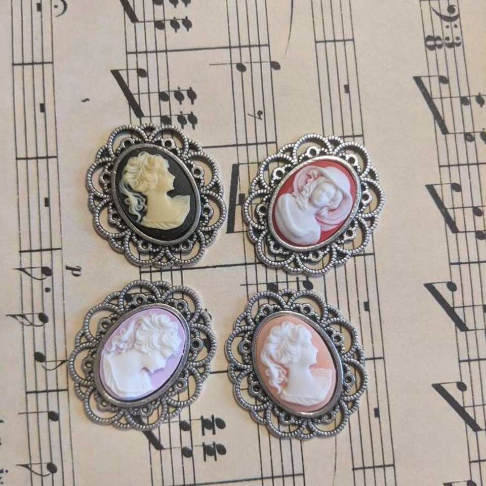 Cameo Key Chain, Victorian Jewelry Key Fob, Personalized Gifts for Women