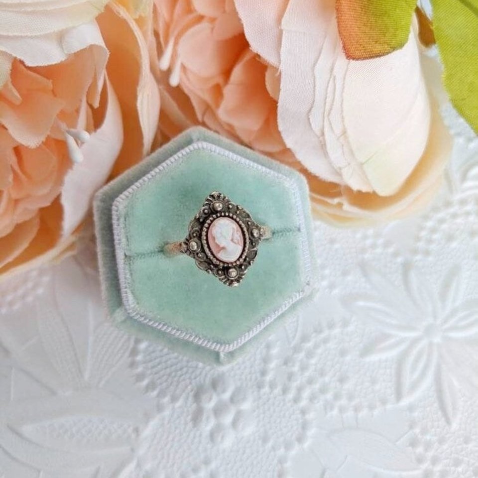 Cameo ring, Victorian cameo ring, antique replica cameo jewelry, adjustable ring, vintage style, historical jewelry, daughter gift