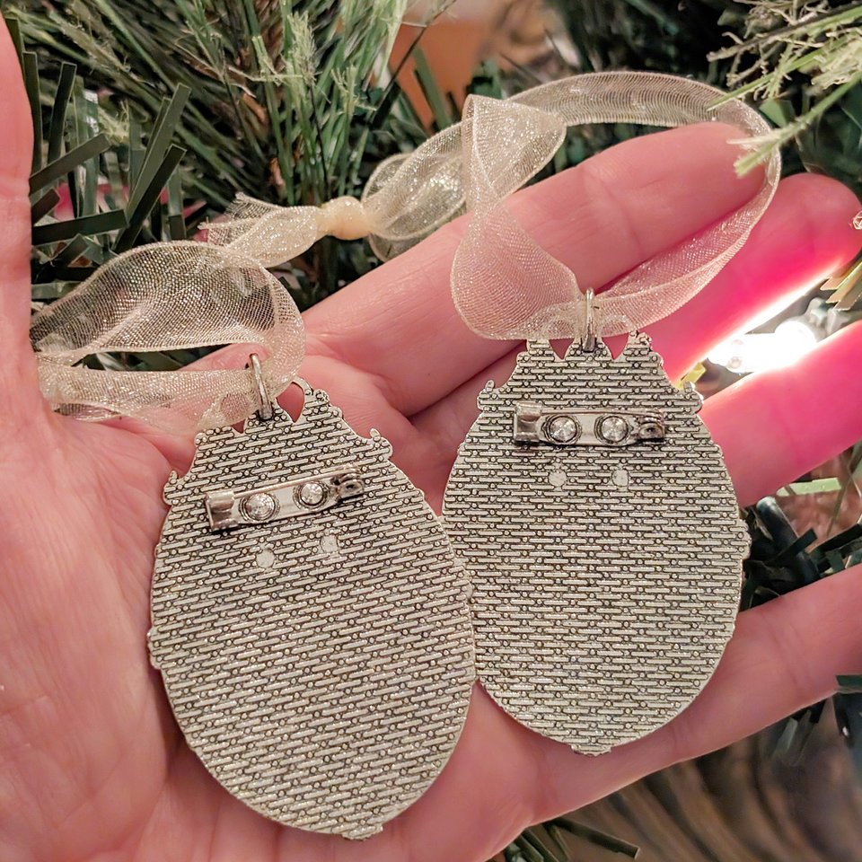 Fairy Christmas Ornament, Christmas Tree Ornament, Shabby Chic, Romantic Holiday Home Decor, Vintage Style Sugar Plum Fairy Christmas