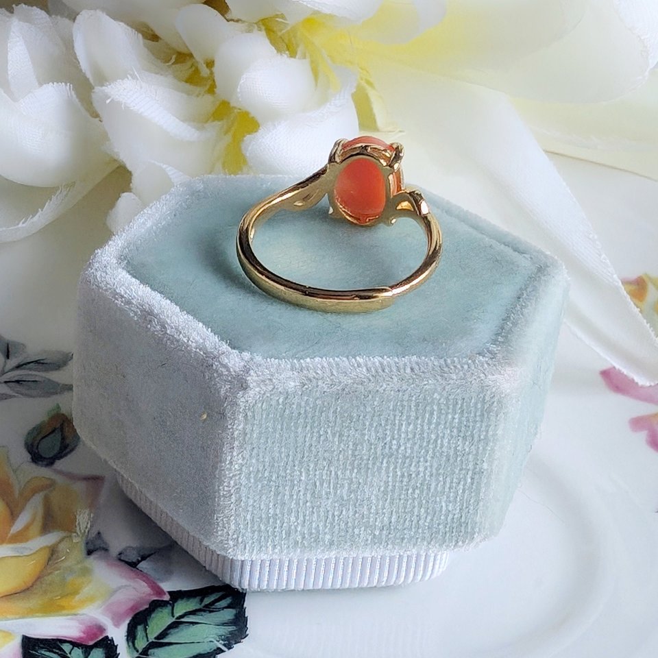 Carnelian Cameo Ring, Gold Vermeil 925 Sterling Silver Ring, Victorian Ring, Vintage Style Cameo Jewelry, Adjustable Size Ring