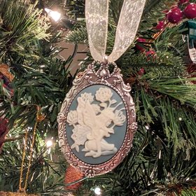 Fairy Christmas Ornament, Christmas Tree Ornament, Shabby Chic, Romantic Holiday Home Decor, Vintage Style Sugar Plum Fairy Christmas