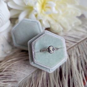Silver Cameo Ring, Sterling Silver Adjustable ring, Modern Vintage Chic Jewelry, Gift for Her